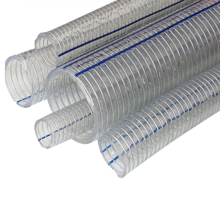 pvc spiral flexible steel wire reinforced hose